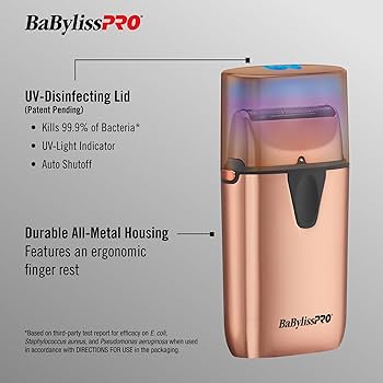 新品未使用 BaByliss Pro UV FOIL コードレス バリカン BaBylissPRO UVFOIL Cordless Single- Foil Shaver with